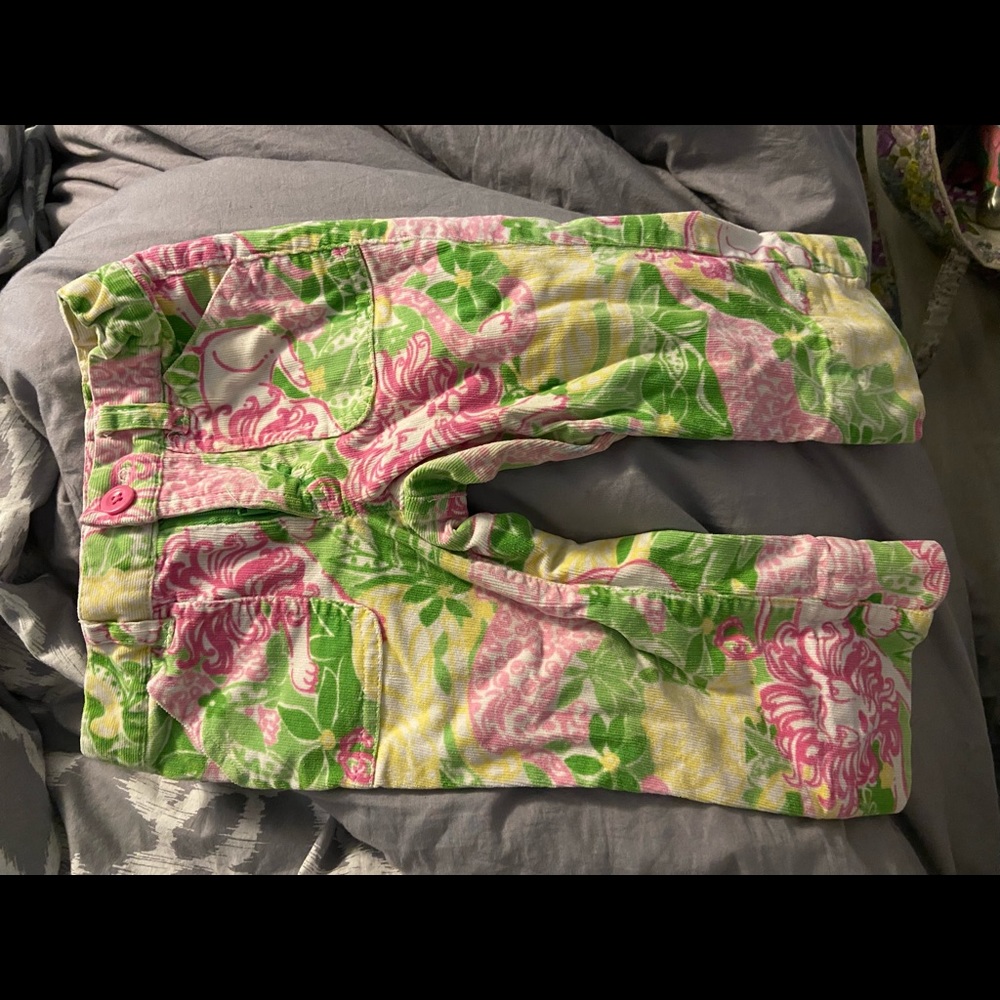 Little girls Lilly Pulitzer corduroy pants